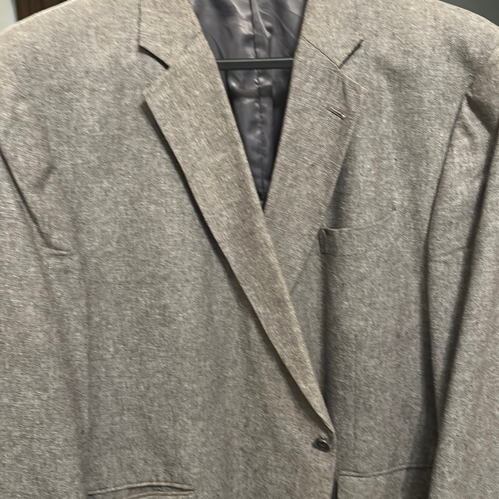 Stafford light weight sports coat sz 52 r